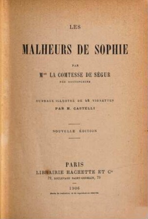 Les malheurs de Sophie