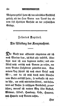 Zehntes Kapitel. - Die Würkung des Kreuzmachens.