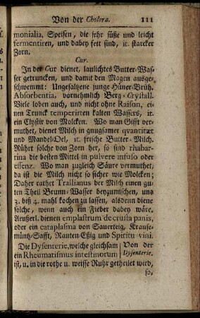 Von der Dysenterie.