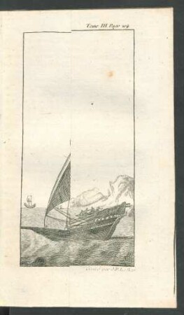 Tafel: Galere à voile.