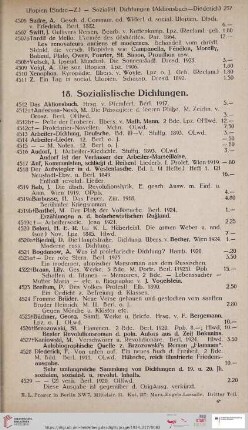 18. Sozialistische Dichtungen (Nr. 4512 - 4624b)
