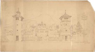 Thiersch, August ; Sonthofen (Bayern); Transformatorenstationen - Perspektive