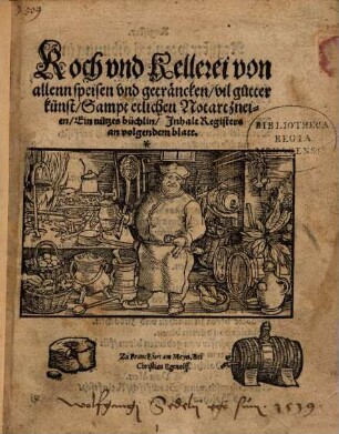 Koch- und Kellerey von allen Speisen