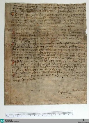 Sacramentarium, Fragment - Cod. Aug. Fr. 17