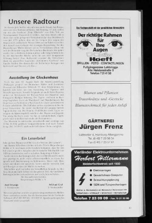 Unsere Radtour