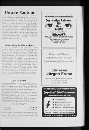 Unsere Radtour