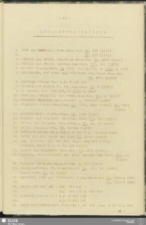 Literaturübersicht