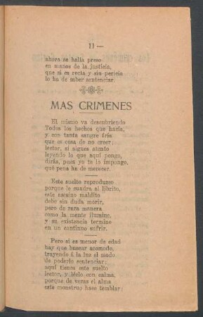 Más crímenes