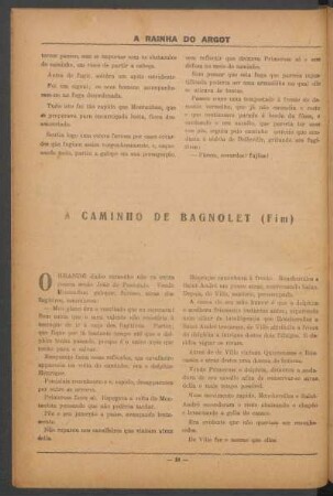 A caminho de Bagnolet (Fim)