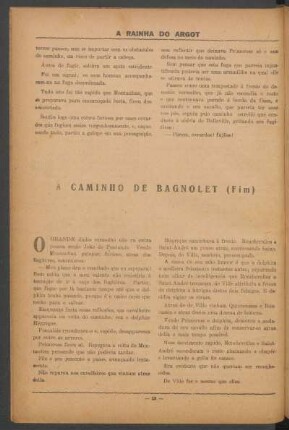 A caminho de Bagnolet (Fim)