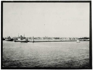 Maracaibo: Blick vom See zur gegenwärtigen Hafeneinfahrt