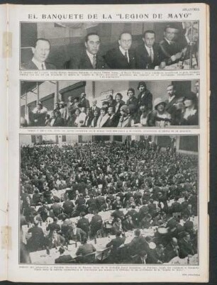 El banquete de la "Legión de Mayo"