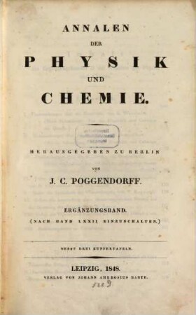 Annalen der Physik. Ergänzungsbände. 2. 1848
