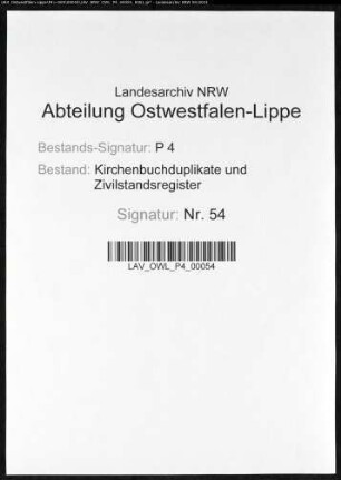 Kirchenbuchduplikate der evangelischen Gemeinde (GHT 1818-1830). (Gemeinde: Derne, evangelische Gemeinde)