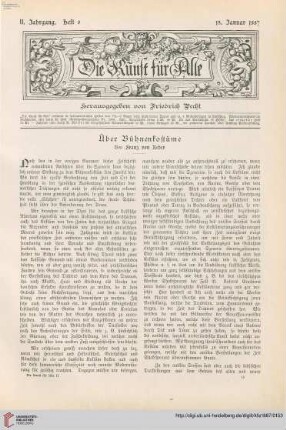 Heft 8 (15. Januar 1887)