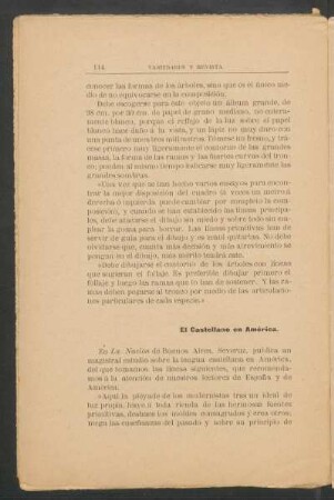 El Castellano en América.