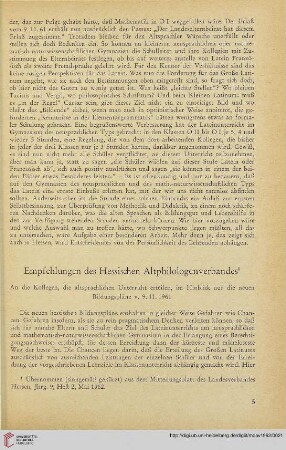 Empfehlungen des Hessischen Altphilologenverbandes