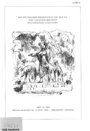 Heft IV / August 1989 : Zeitschrift des Winterhuder Bürgervereins