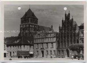 Greifswald, Marktplatz, Kirche St. Marien