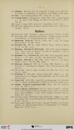 [Italien, Schweiz, Niederlande] (Nr. 1406-1571)