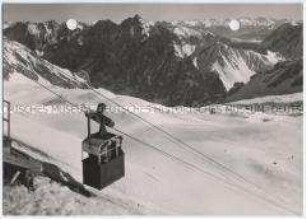Alpen, Zugspitze, Lift zum Schneefernerhaus