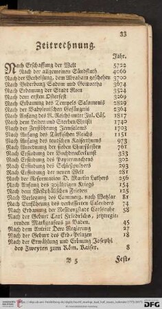 Zeitrechnung