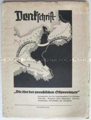 Sonderdruck (Denkschrift) zur Lage in den Ostprovinzen