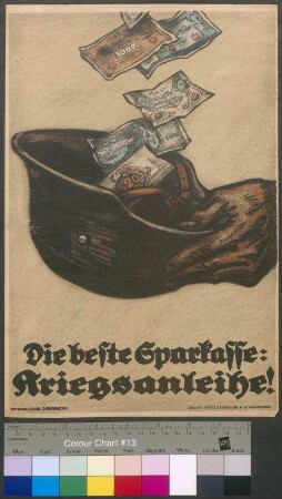 Aufruf zum Zeichnen der Kriegsanleihe [im Jahr 1918]