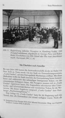 Die Überfahrt nach Amerika