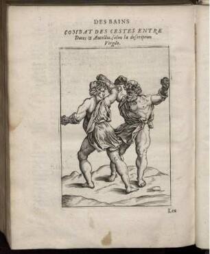 Combat Des Cestes Entre Dares & Antellus, selon la description Virgile