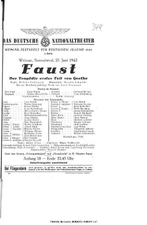 Faust Der Tragödie erster Teil