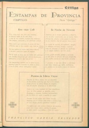 Puestos de Libros Viejos