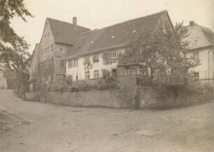 Leisnig, Bachgasse, Häusergruppe mit Heisten