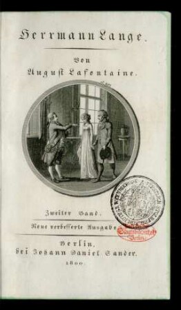 Fünfter Band = Herrmann Lange, Zweiter Band: Herrmann Lange : Mit einem Kupfer und einer Vignette