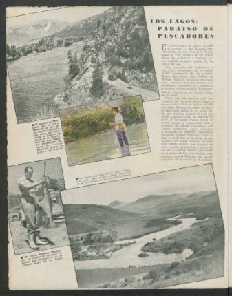 Los lagos: paraíso de pescadores