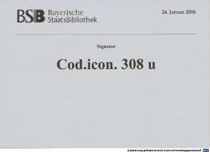 Ortenburger Wappenbuch - BSB Cod.icon. 308 u