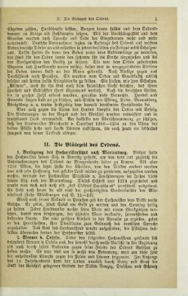 II. Die Blütezeit des Ordens
