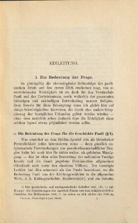 Die Chronologie der paulinischen Briefe