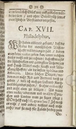 Cap. XVII. Philadelphus.