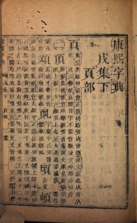 Kangxi zi dian : shi er ji, zong mu yi juan, jian zi yi juan, bian si yi juan, deng yun yi juan, bu yi, bei kao, 8