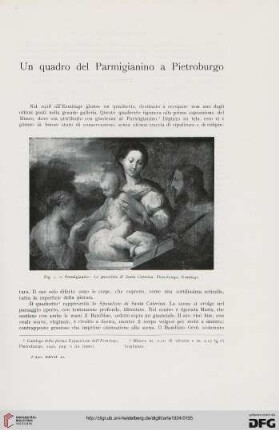 27: Un quadro del Parmigianino a Pietroburgo
