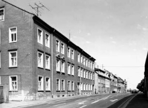 Großenhain, Elsterwerdaer Straße. Blick vom Radeburger Platz nach Norden
