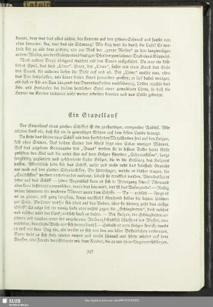 Ein Stapellauf