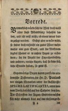 Von den Mitteln zu Frölichkeit nach den Gründen der Arzneygelahrtheit