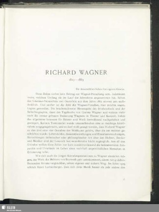 Richard Wagner 1813-1883