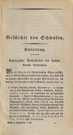 Geschichte von Schwaben, 1
