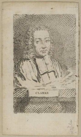 Bildnis des Samuel Clarke