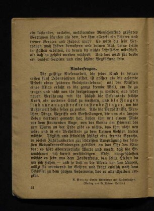 Kinderfragen