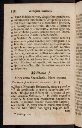 378-382, Meditatio I