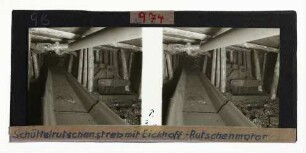 Schüttelrutschenstreb mit Eickhoff-Rutschenmotor (Zeche Concordia)